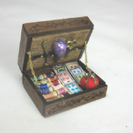 Sewing Box with Notions