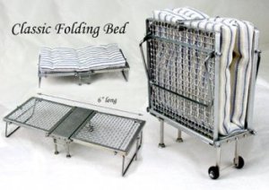 Fold Away Bed with Mattress