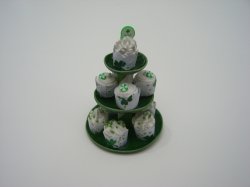 St. Patrick's Day Cupcake Tower