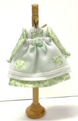 Little Girl's Light Green Pinafore Dress