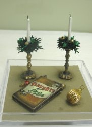 Pair of Holiday Candles with Accessories, #2