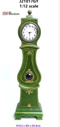 Working Swedish Mora Clock, Green