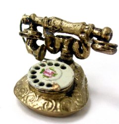 Fancy Brass Telephone