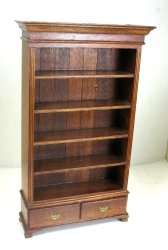 Book Shelf Unit with Drawer, Walnut