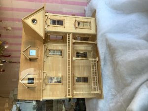 Medford 8-Room Dollhouse, Assembled and Unfinished