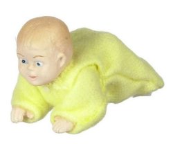 Crawling Baby, Resin Doll