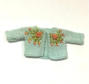 Hand-Knitted Blue Child's Sweater