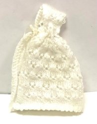 Baby's Knitted Cloak, White