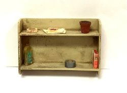 Artist's Double Shelf with Accessories