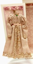 Woman's Dress, Brown & White Gingham