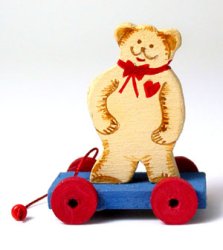 Bozo Bear Pull Toy