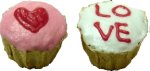 Valentine Cupcakes, Pair