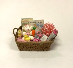 Baby Gift Basket, Pink