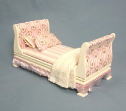 Pink and White Daybed