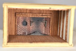 1/2" Scale Roombox with Braxton Payne Fireplace