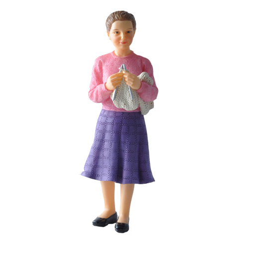Dollhouse Miniature Resin Doll Woman Irene HW3083 