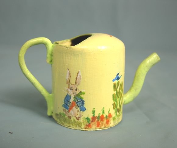 Peter Rabbit Watering Can, Hand Painted